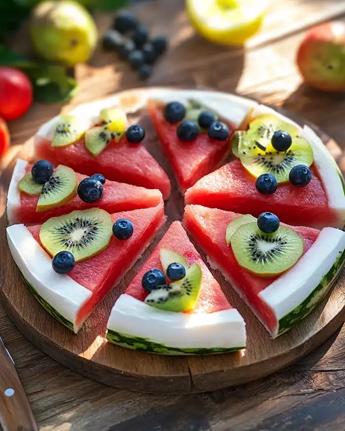 Watermelon Fruit Pizza recipe