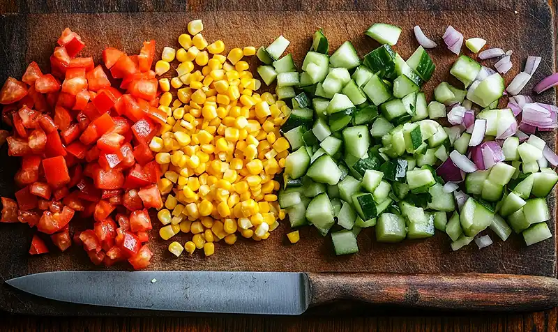 Spring Chopped Salad Recipe 4 preparing Easy Salad Ideas For Party