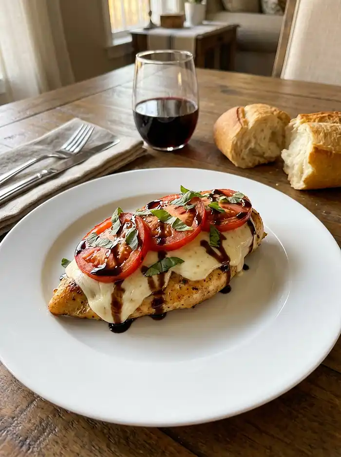 5-Ingredient Caprese Chicken 5 5-Ingredient Caprese Chicken Recipe