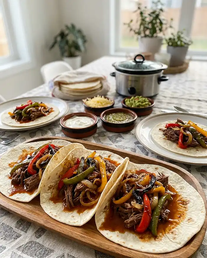 5-ingredient Crockpot Fajitas