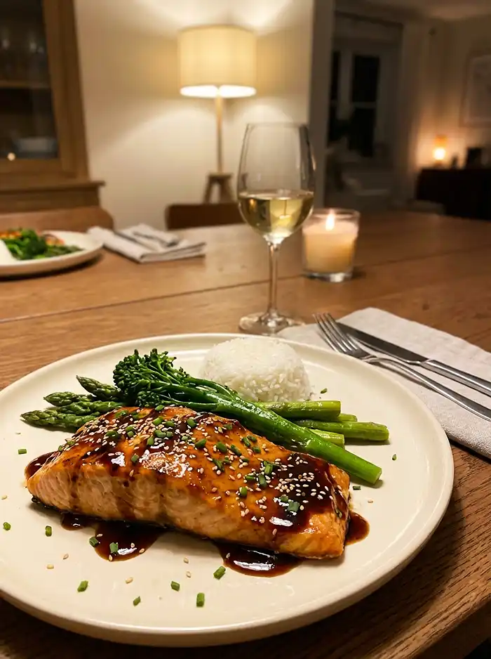 5-Ingredient Honey Garlic Salmon 5 5-ingredient Honey Garlic Salmon Recipe