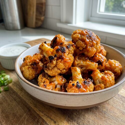 Air Fryer Buffalo Cauliflower