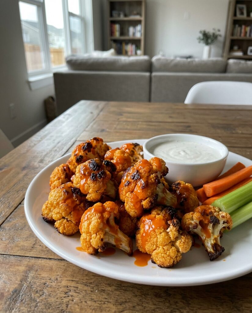 Air Fryer Buffalo Cauliflower Recipe