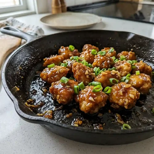 Air Fryer Honey Garlic Chicken Bites