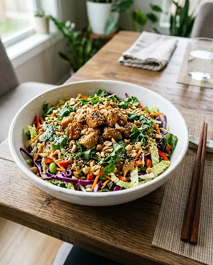 Asian Chicken Crunch Salad Recipe