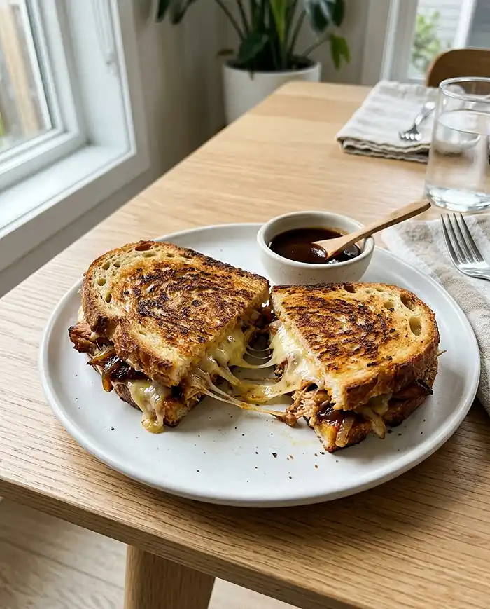 BBQ Chicken Grilled Cheese Recipe