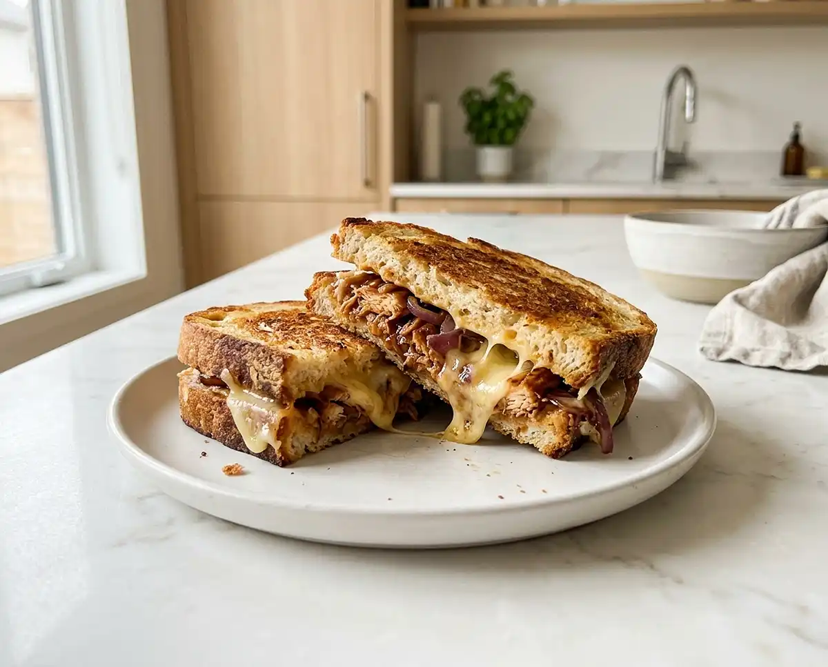 BBQ Chicken Grilled Cheese