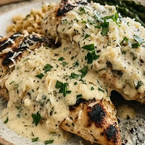 Blackstone Garlic Parmesan Chicken