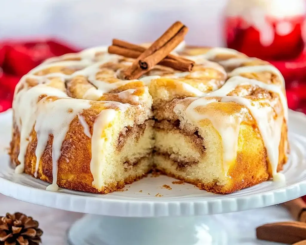 Cinnamon Roll Cake
