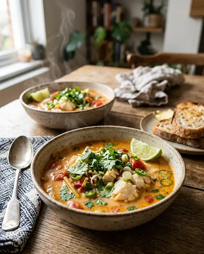 Coconut Lime Fish Soup Recipe