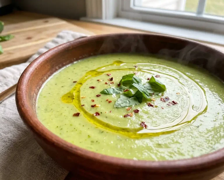 Creamy Vegan Zucchini Soup