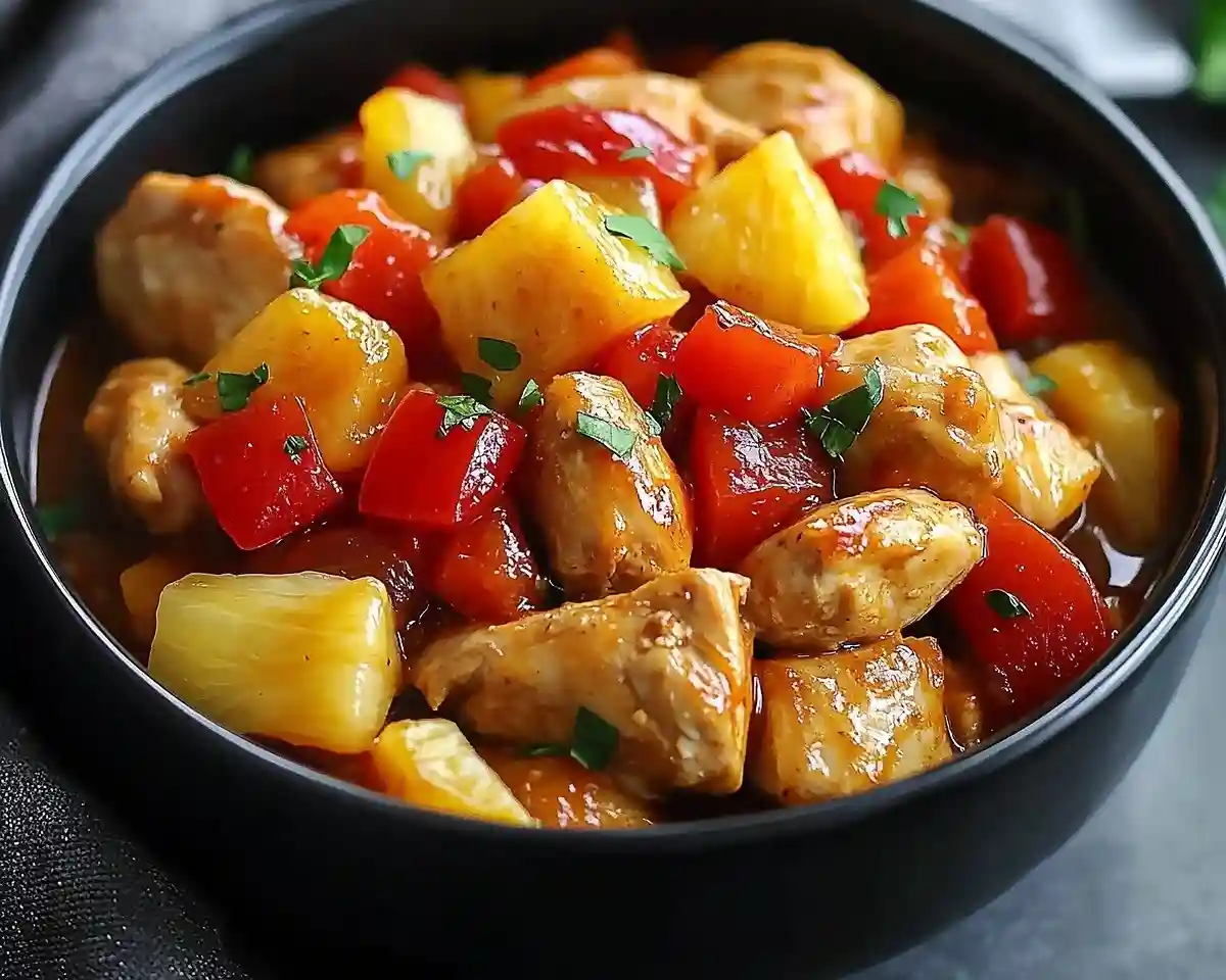 Crockpot Pineapple Chicken