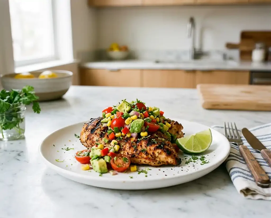 Fiesta Lime Chicken with Avocado