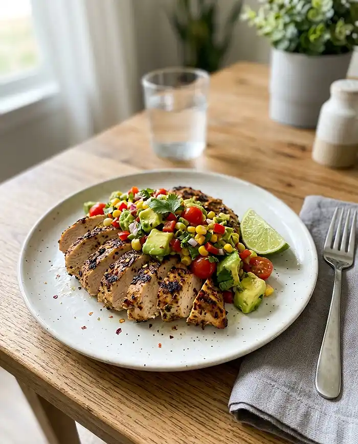 Fiesta Lime Chicken with Avocado recipe