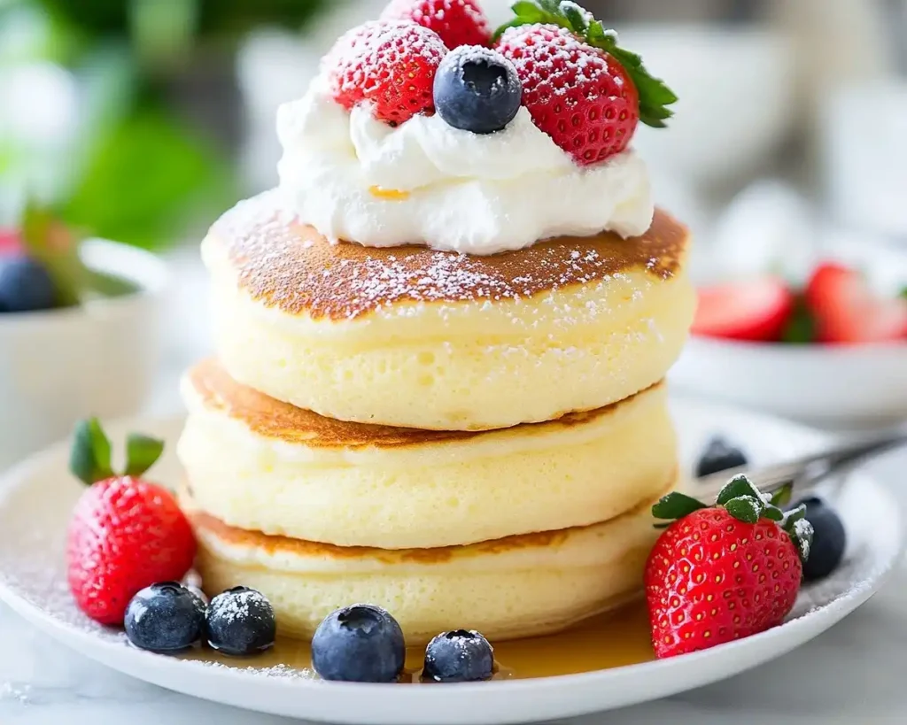 Fluffy Japanese Pancakes
