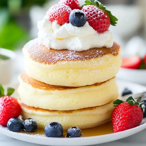 Fluffy Japanese Pancakes