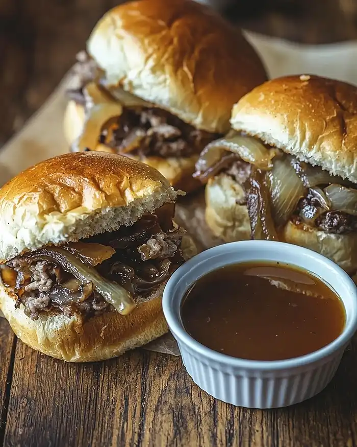 French Dip Sliders Recipe