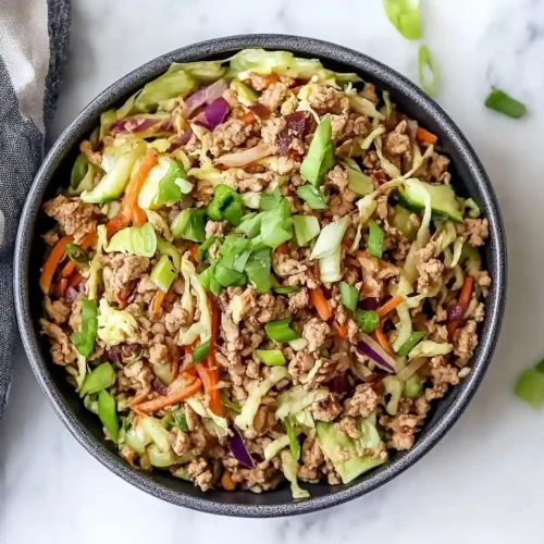 High Protein Egg Roll In A Bowl 2 High Protein Egg Roll In A Bowl