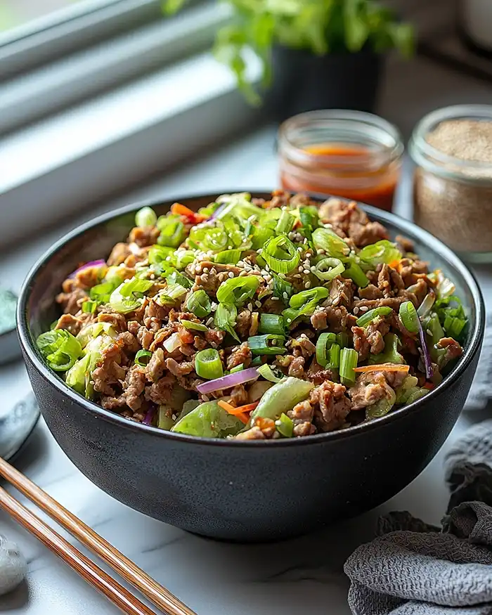 High Protein Egg Roll In A Bowl 4 High Protein Egg Roll In A Bowl Recipe