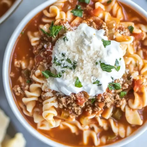 High Protein Lasagna Soup