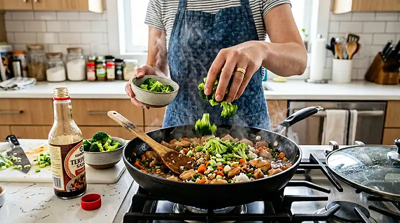 One-Pot Teriyaki Chicken Bowls 4 How to Cook One-Pot Teriyaki Chicken Bowls