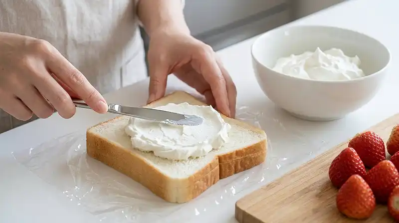 How to Make 4-ingredient Strawberry Sando