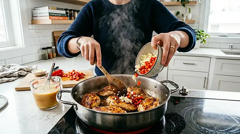 How to Make Creamy Garlic Chicken