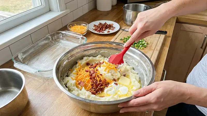 How to Make Loaded Baked Potato Casserole