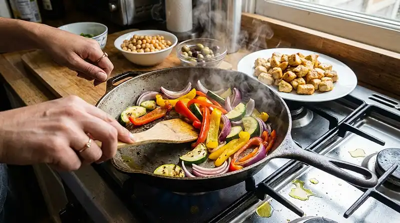 Mediterranean Chicken Stir-Fry 4 How to Make Mediterranean Chicken Stir-Fry