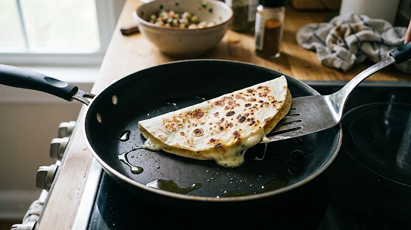 How to Make Mediterranean Quesadillas with Spinach