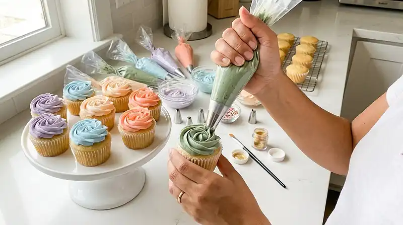 How to Make Spring Cupcakes
