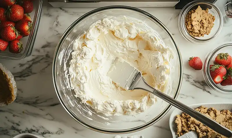 How to Make Strawberry Cream Cheese Dessert No Bake