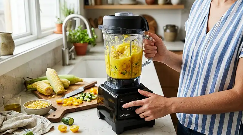 How to Make Summer Sweet Corn Gazpacho