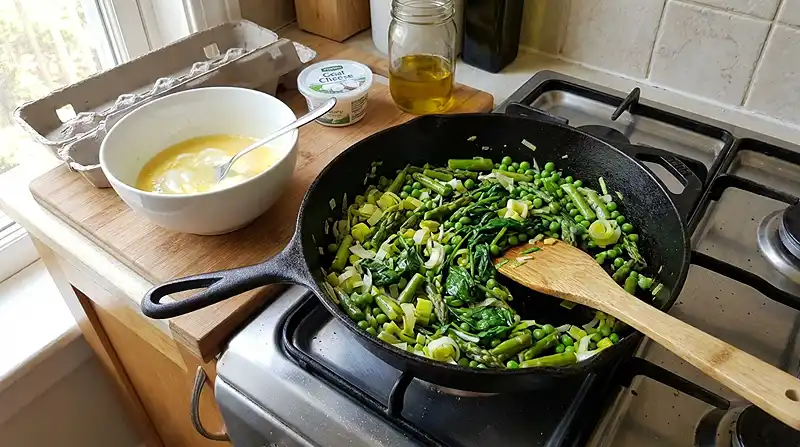 Spring Vegetable Frittata 4 How to Make a Frittata Recipe