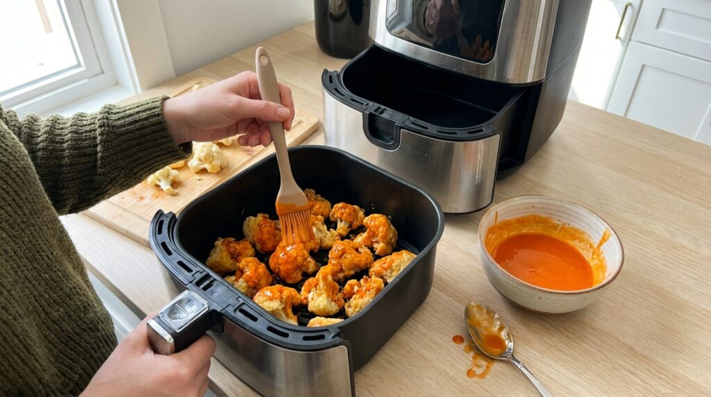How to make Air Fryer Buffalo Cauliflower