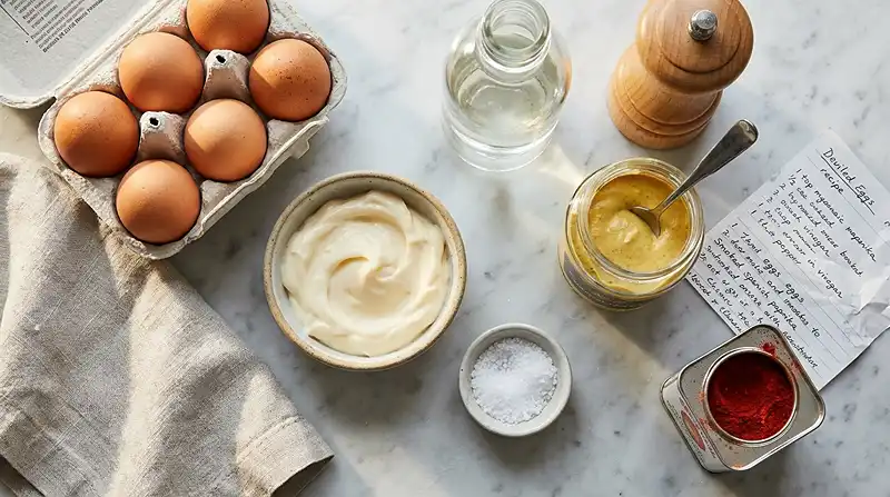 Classic Deviled Eggs 3 Ingredients for Classic Deviled Eggs