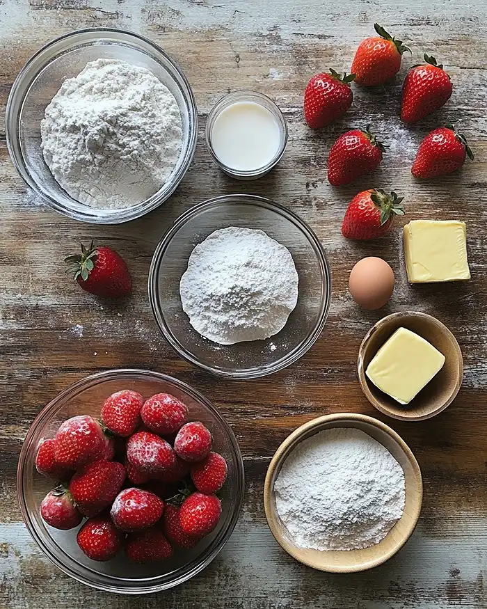 Glazed Strawberry Bread 3 Ingredients for Glazed Strawberry Bread
