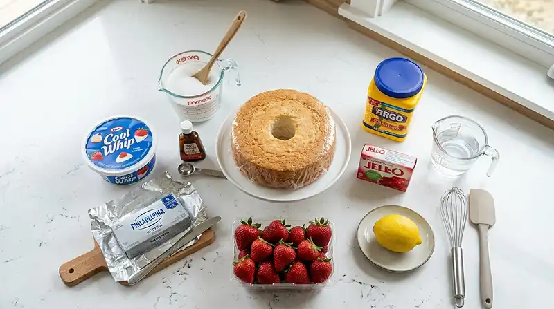 Ingredients for Strawberry Heaven