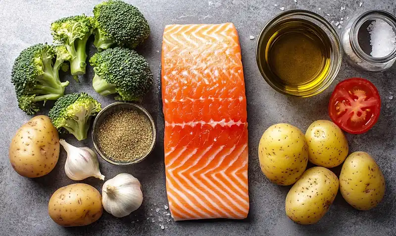 Ingredients for Za’atar Garlic Salmon Recipe
