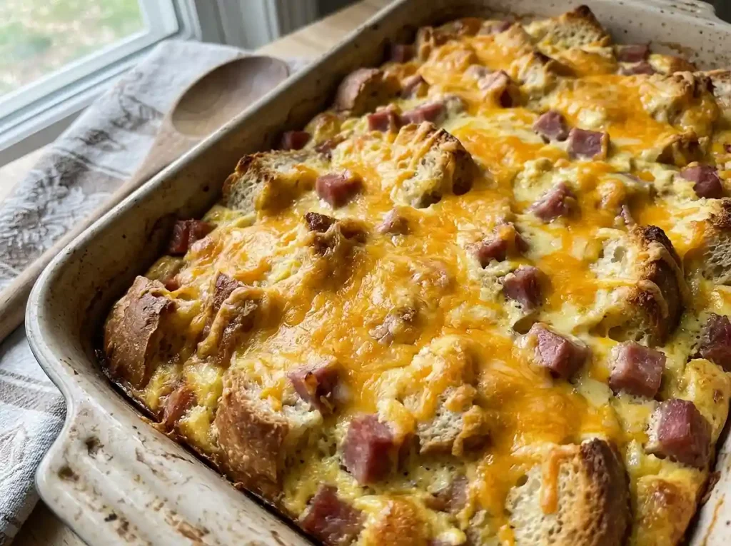 Leftover Ham Breakfast Casserole