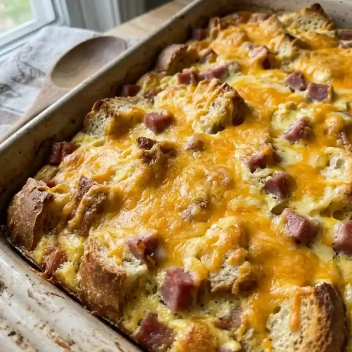 Leftover Ham Breakfast Casserole 2 Leftover Ham Breakfast Casserole