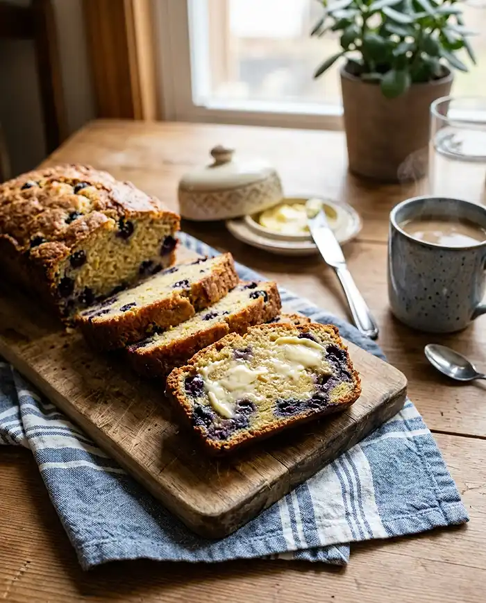 Lemon Blueberry Bread Recipe