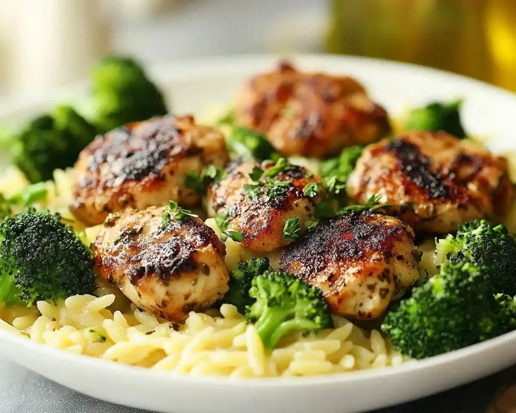 Lemon Pepper Chicken Orzo
