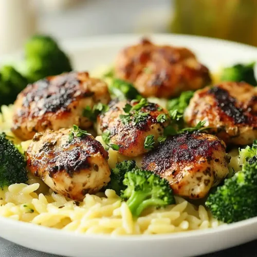 Lemon Pepper Chicken Orzo 2 Lemon Pepper Chicken Orzo