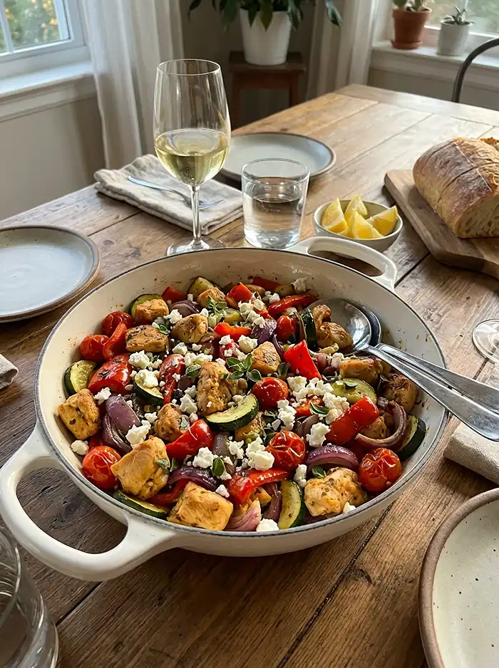 Mediterranean Chicken Stir Fry recipe