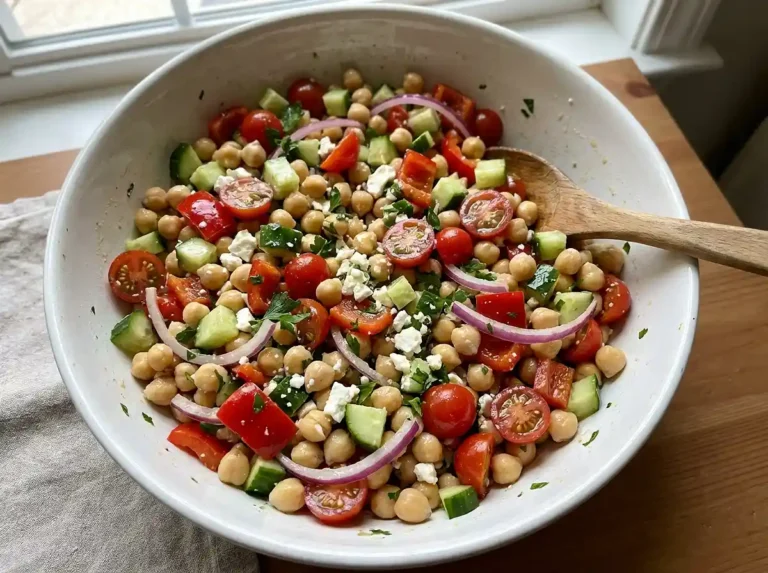 Mediterranean Chickpea Salad Recipe