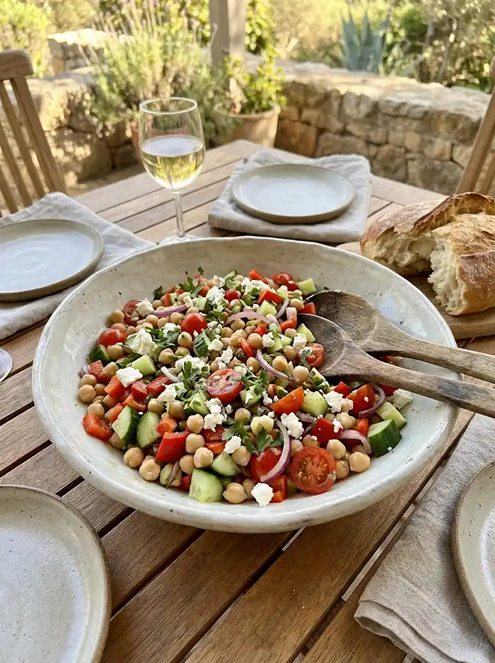 Mediterranean Chickpea Salad 5 Mediterranean Chickpea Salad