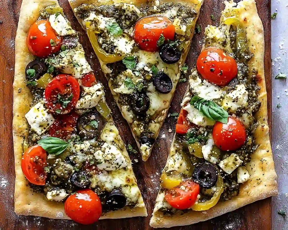 Mediterranean Flatbread Pizza