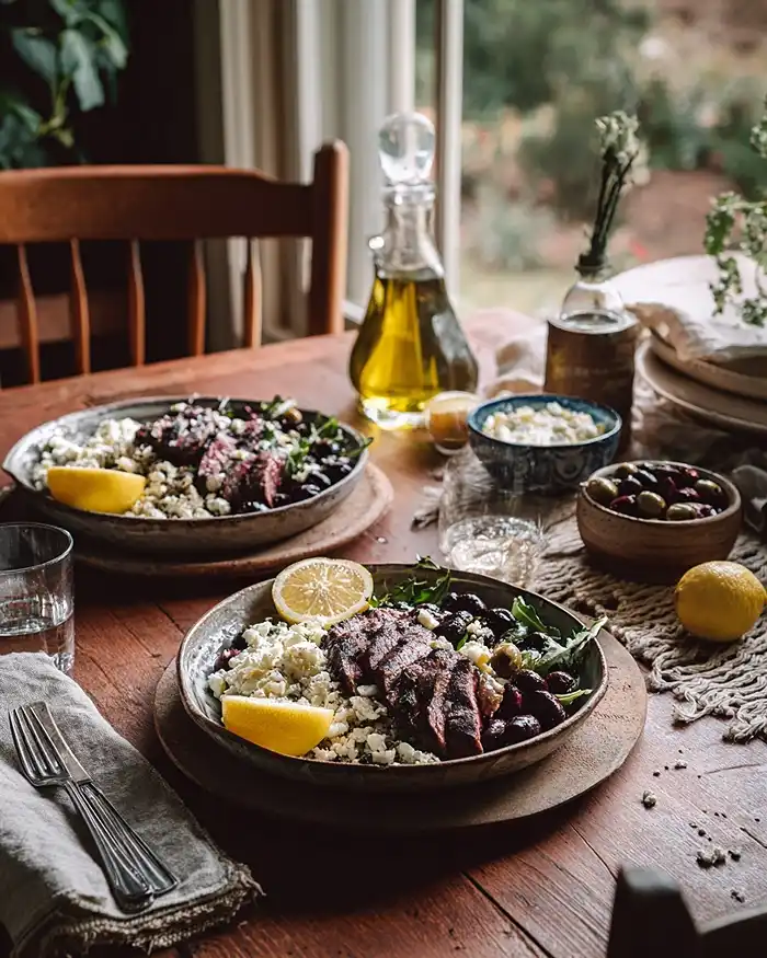 Mediterranean Steak Bowl recipe