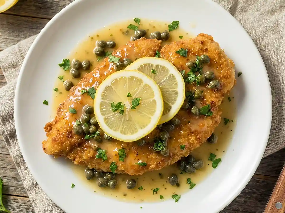 Mediterranean Style Chicken Piccata